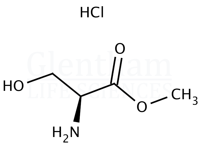 Structure for L-Serine methyl ester hydrochloride