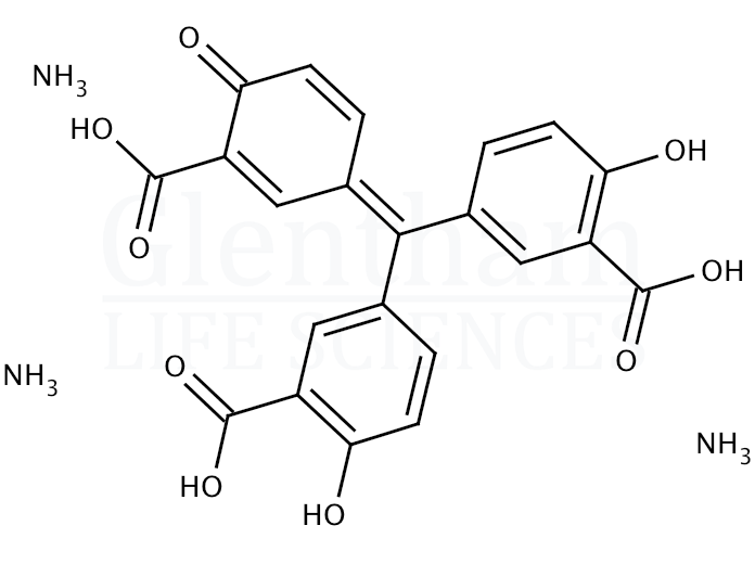 Structure for Aurintricarboxylic acid ammonium salt (569-58-4)