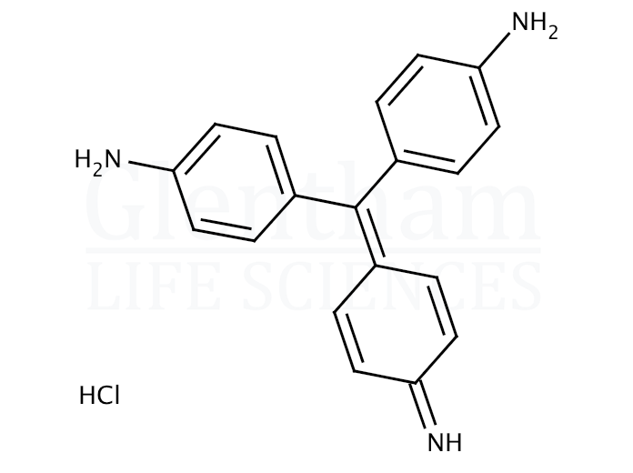 Structure for Pararosaniline hydrochloride (C.I. 42500)