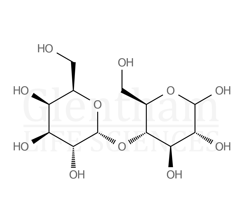 Structure for  4-O-α-D-Galactopyranosyl-D-glucose  (56907-30-3)