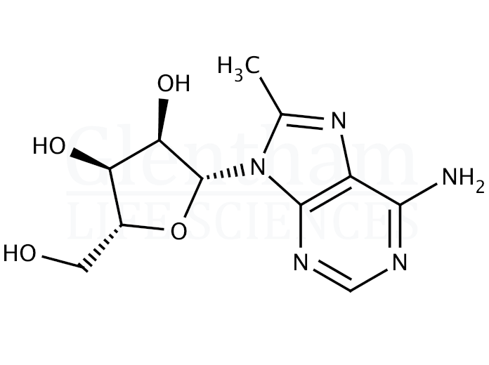 8-Methyladenosine Structure