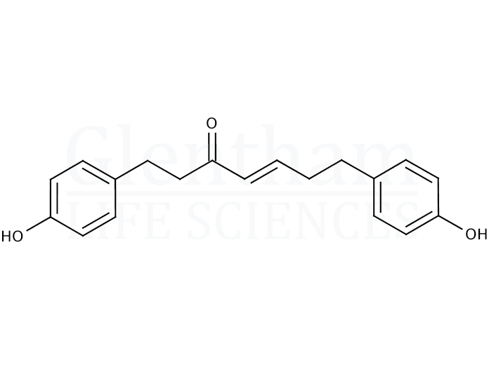 1,7-Bis(4-hydroxyphenyl)-4-hepten-3-one Structure