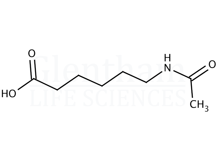 Structure for 6-Acetamidohexanoic acid  (57-08-9)