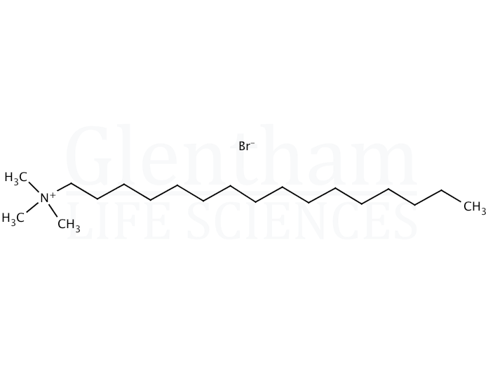 Structure for (1-Hexadecyl)trimethylammonium bromide (57-09-0)