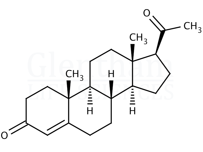 Progesterone, EP grade Structure