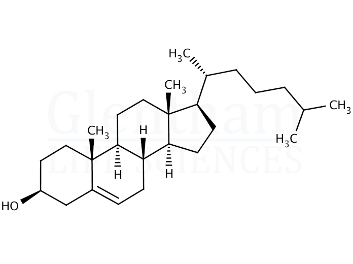 Structure for Cholesterol, USP/NF grade, from lanolin (57-88-5)