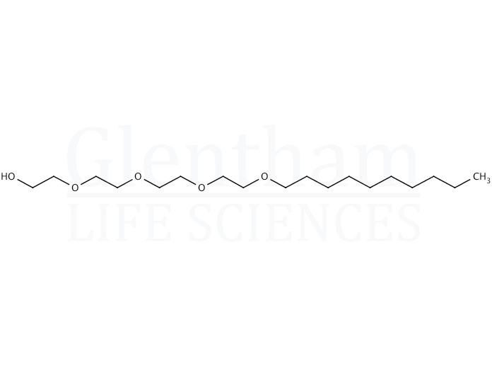 Tetraethylene glycol monodecyl ether, 95% Structure