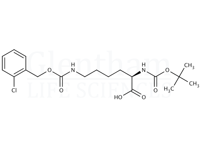 Structure for Boc-D-Lys(2-Cl-Z)-OH