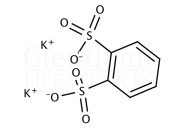 Benzene-1,2-disulfonic acid dipotassium salt Structure