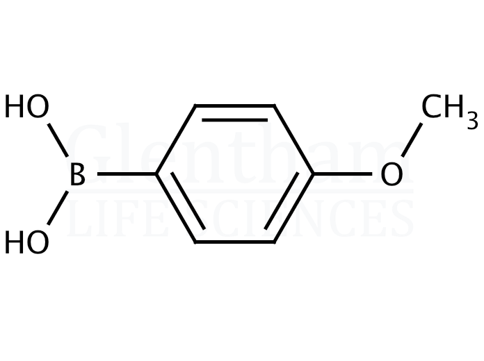 Structure for 4-Methoxyphenylboronic acid