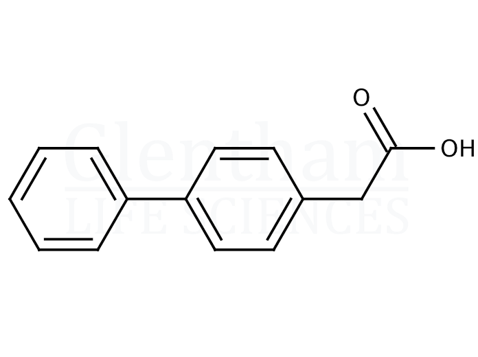 4-Biphenylacetic acid Structure
