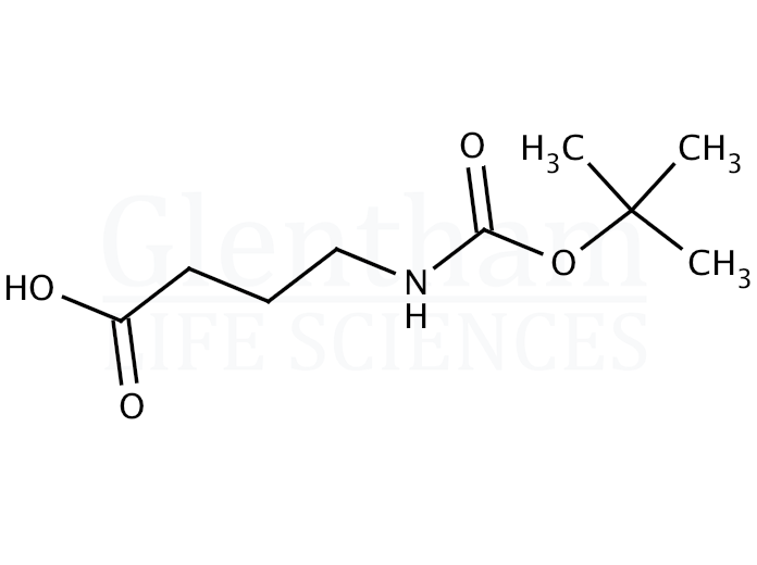 Boc-GABA-OH Structure