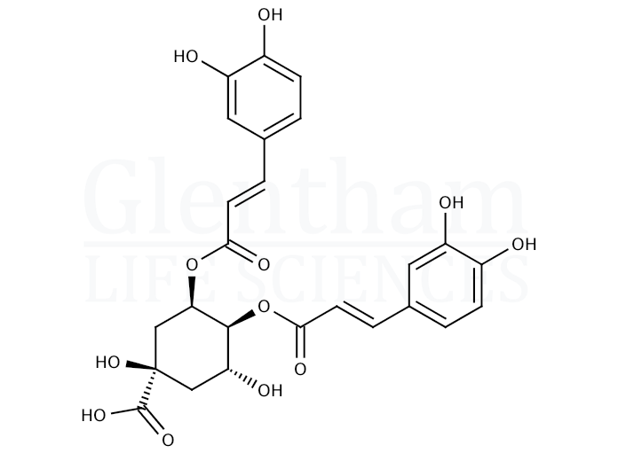 4,5-Dicaffeoylquinic acid Structure