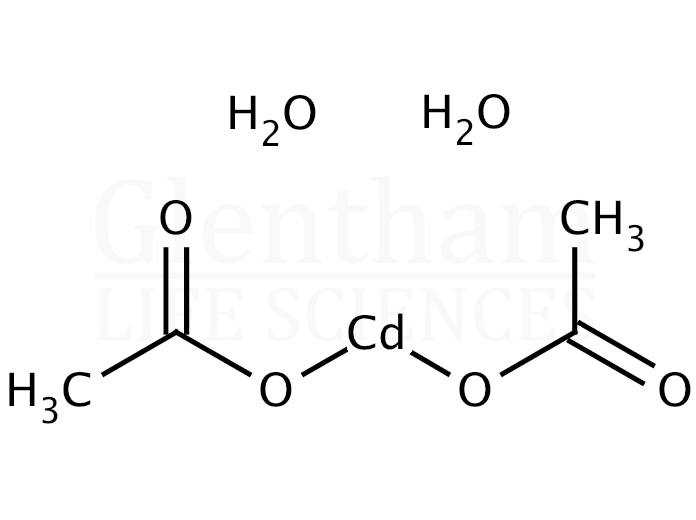 Cadmium acetate dihydrate Structure