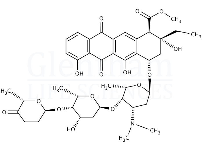 Strcuture for Aclacinomycin A