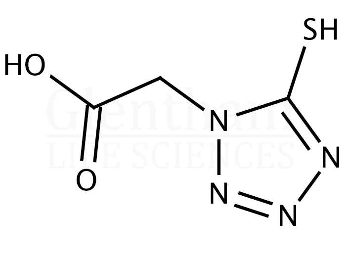 Structure for 5-Mercapto-1H-tetrazole-1-acetic acid