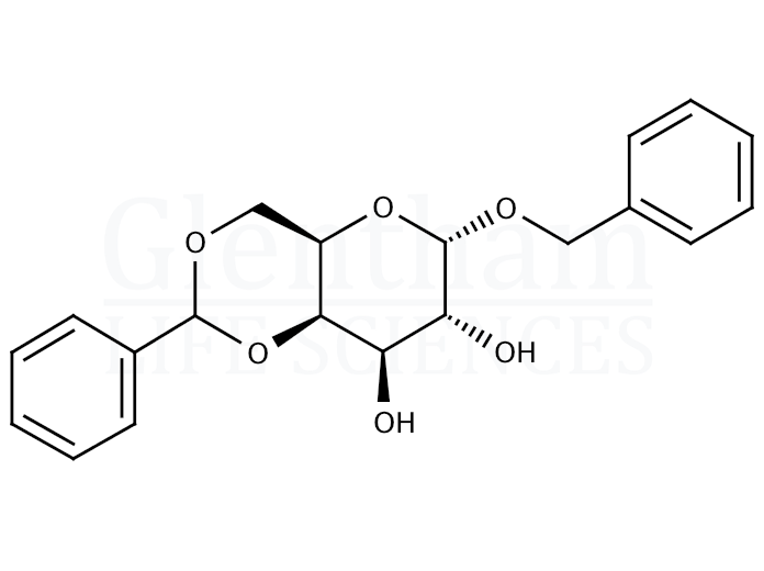 Structure for Benzyl 4,6-O-benzylidene-a-D-galactopyranoside