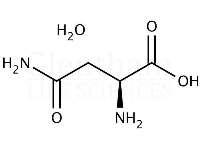 L-Asparagine monohydrate Structure