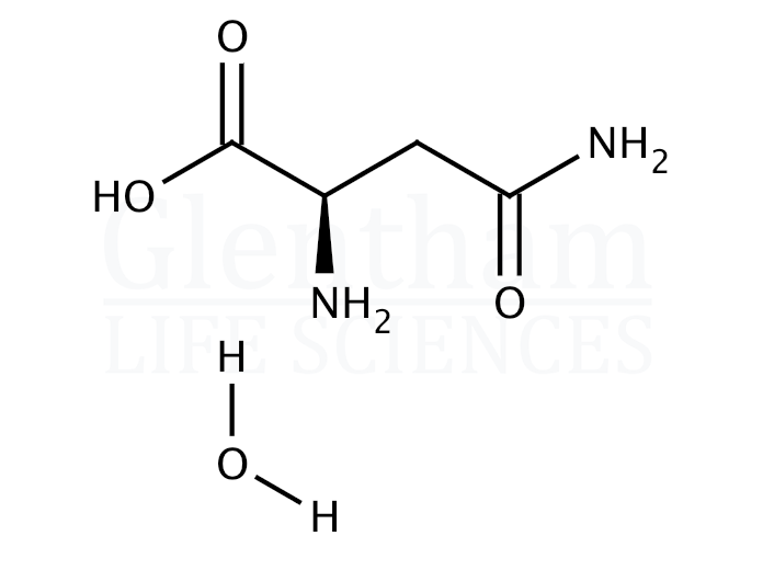 D-Asparagine monohydrate Structure