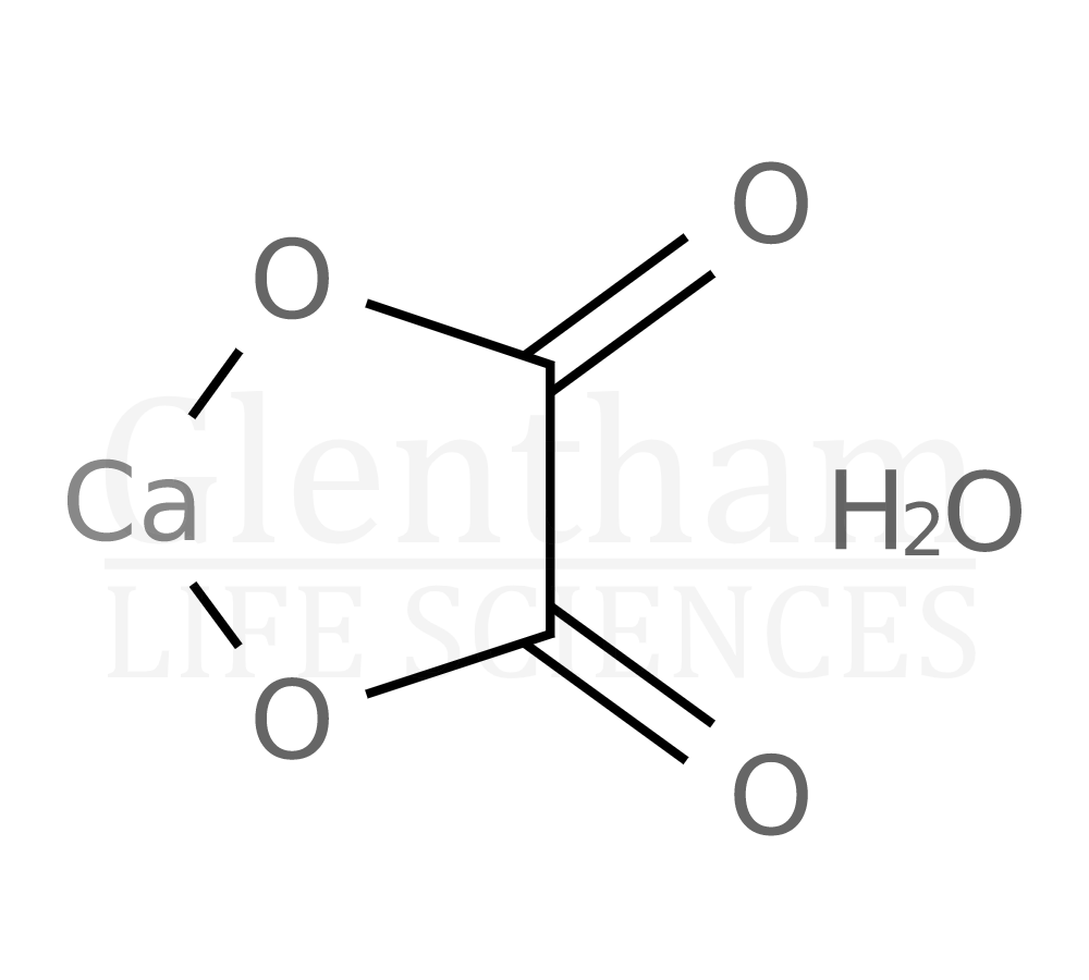 Calcium oxalate hydrate, 99% Structure