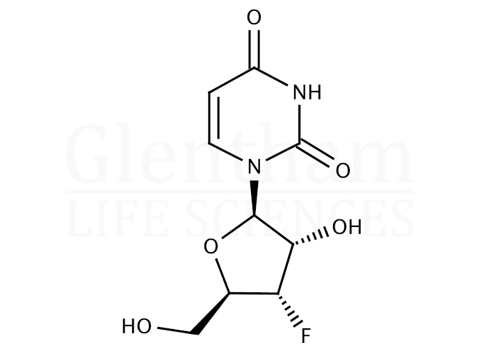 3''-Fluoro-3''-desoxyuridine Structure