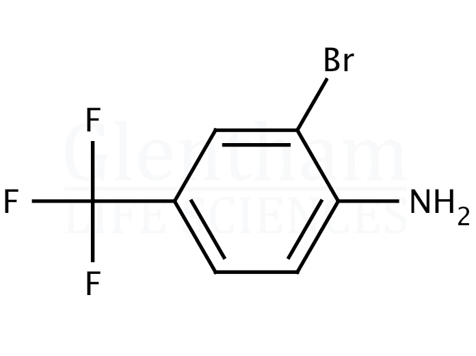 Structure for 4-Amino-3-bromobenzotrifluoride