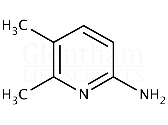 2-Amino-5,6-dimethylpyridine Structure