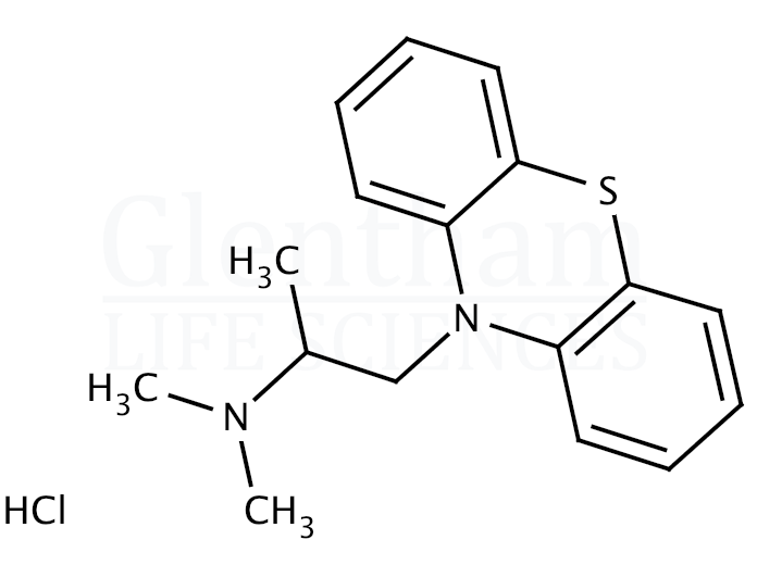 Structure for Promethazine hydrochloride