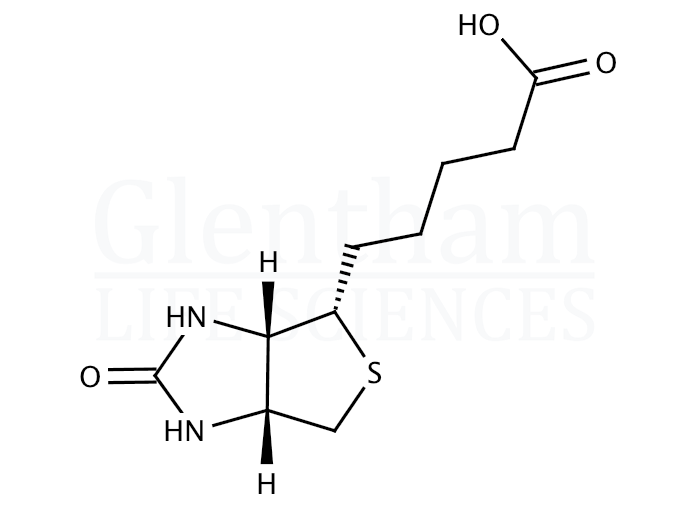Structure for D-(+)-Biotin, USP grade