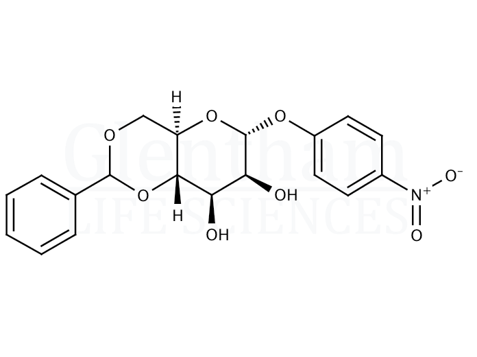 Structure for 4-Nitrophenyl 4,6-O-Benzylidene-α-D-mannopyranoside