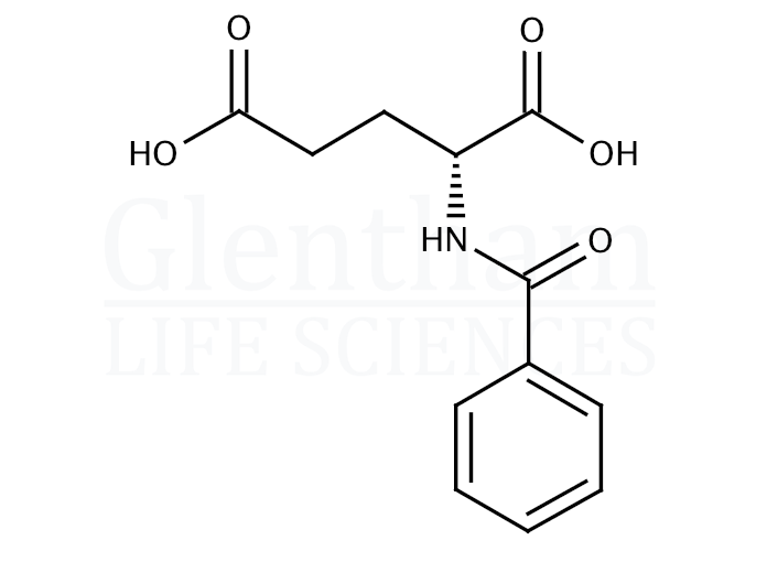 Structure for (+)-N-Benzoylglutamic acid (58094-18-1)
