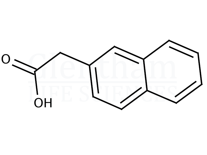 Naphthalene-2-acetic acid Structure