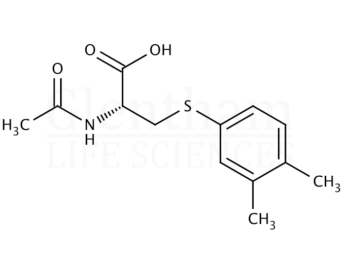 N-Acetyl-S-(3,4-dimethylbenzene)-L-cysteine Structure