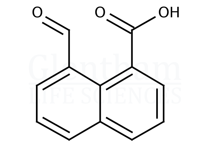 1,8-Naphthalaldehydic acid Structure