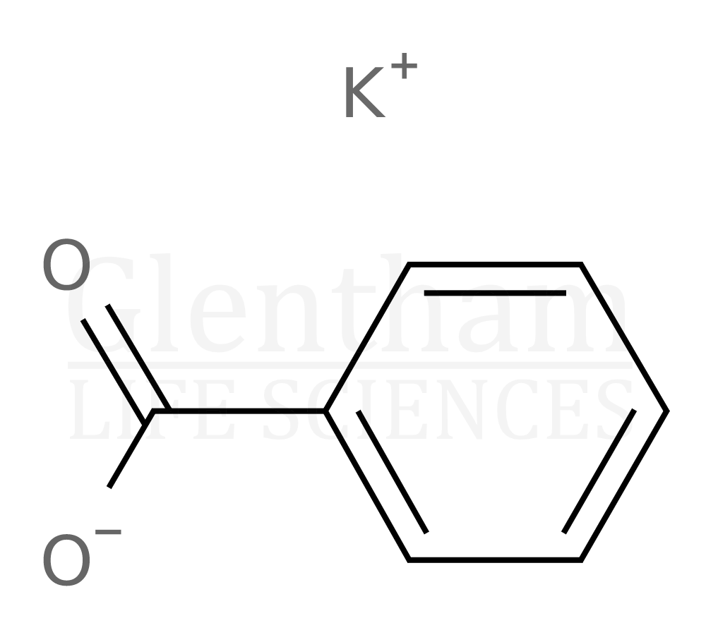 Structure for Potassium benzoate