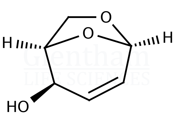1,6-Anhydro-2,3-dideoxy-b-D-threo-hex-2-enopyranose Structure