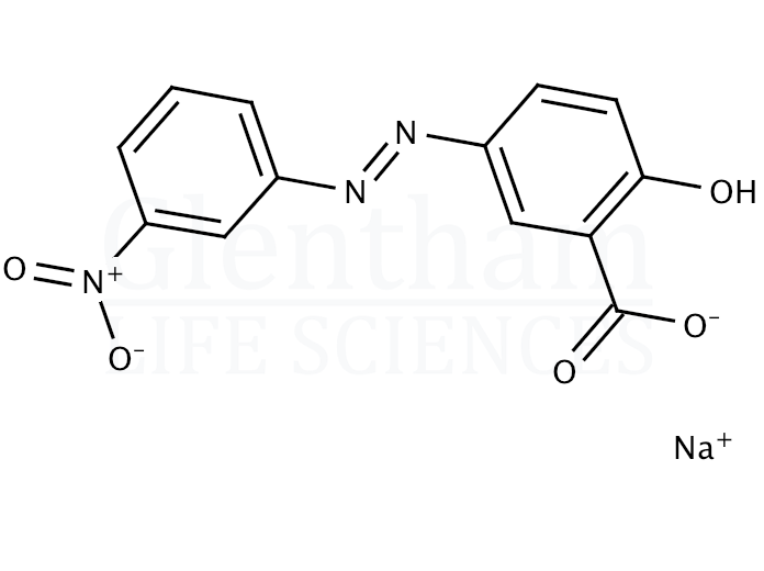 Structure for Alizarin Yellow GG (C.I. 14025) (584-42-9)
