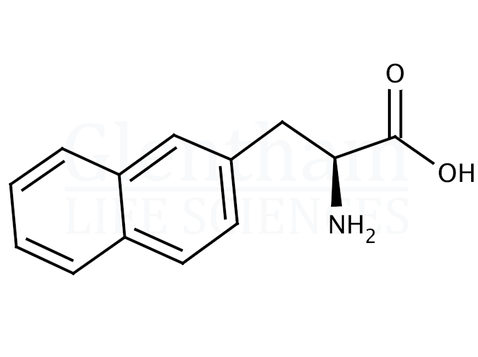Structure for  3-(2-Naphthyl)-L-alanine hydrochloride   (58438-03-2)