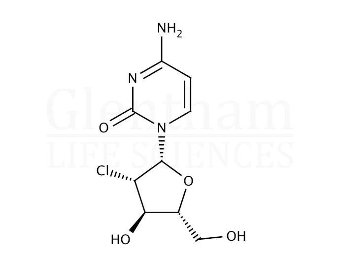 Structure for 1-(2''-Chloro-2''-deoxy-b-D-arabinofuranosyl)cytidine