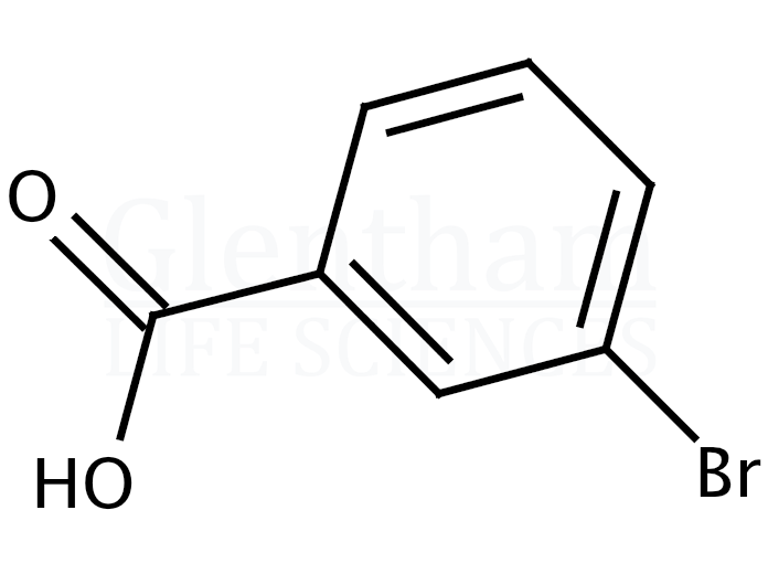 3-Bromobenzoic acid Structure