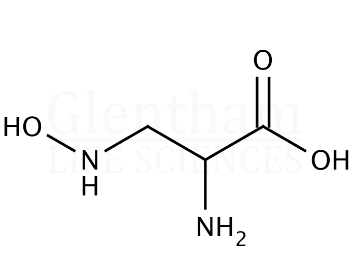 D,L-2-Amino-3-(hydroxyamino)propionic acid Structure