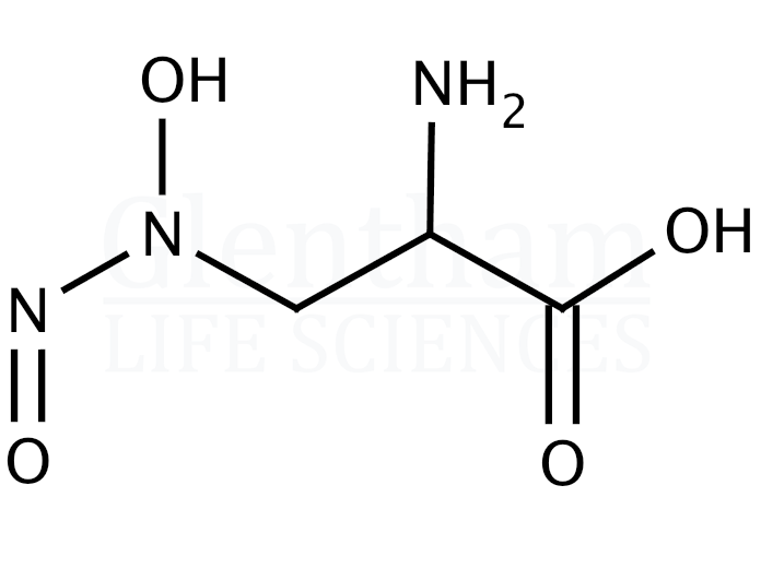 Structure for D,L-Alanosine