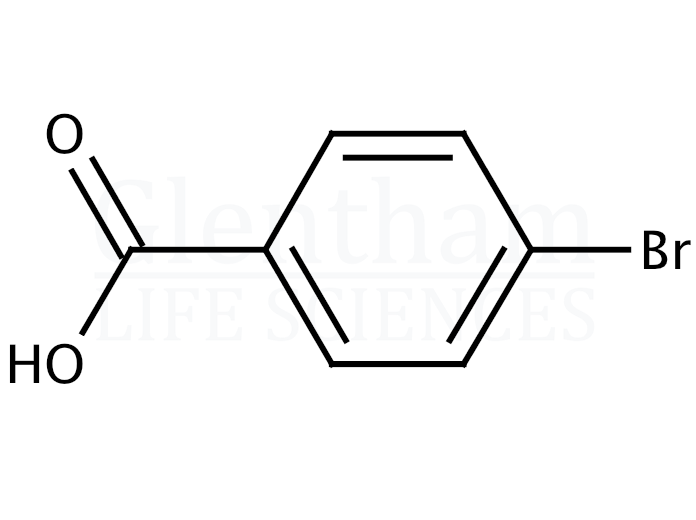 4-Bromobenzoic acid Structure