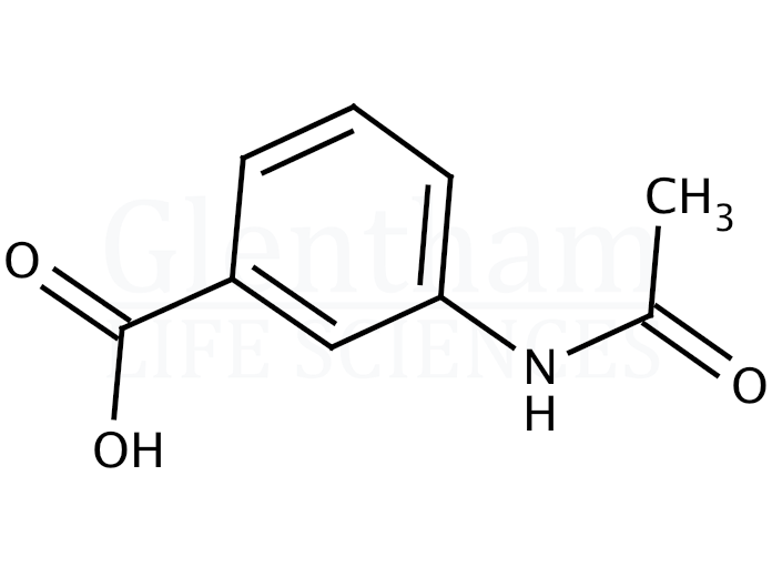 Structure for 3-Acetamidobenzoic acid