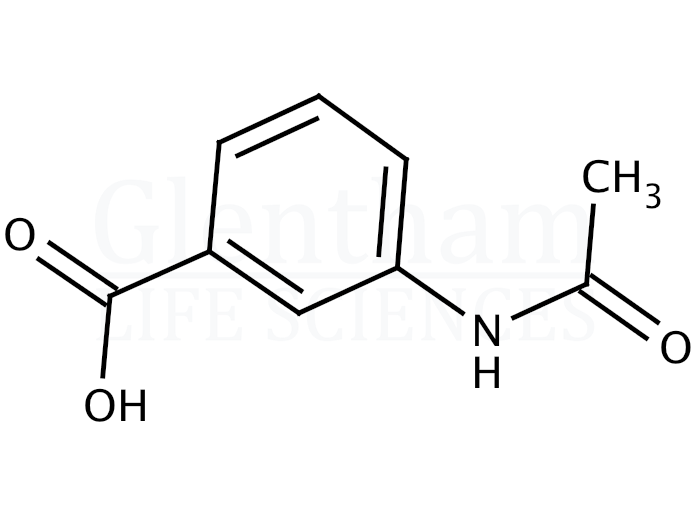 3-Acetamidobenzoic acid Structure