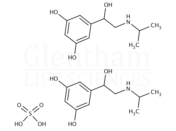 Structure for Metaproterenol hemisulfate salt