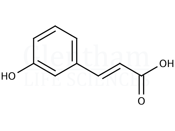 Structure for 3-Hydroxycinnamic acid