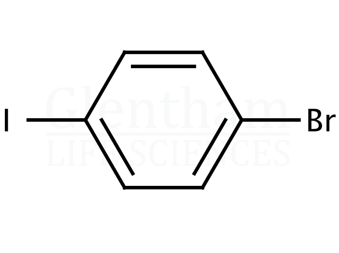 Structure for 1-Bromo-4-iodobenzene (589-87-7)