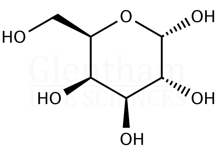 Structure for D-(+)-Galactose, 98%