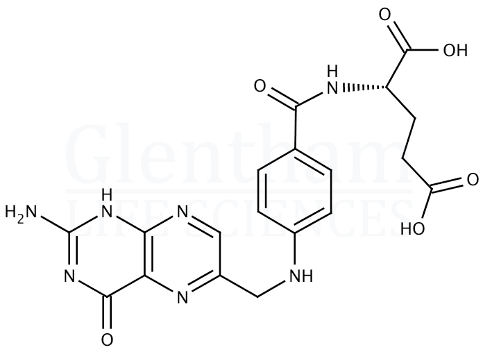 Structure for Folic acid (59-30-3)
